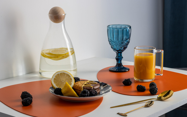 Квартира Студия с европейским характером и ярким интерьером