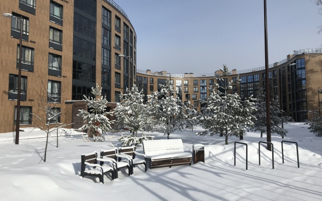 Sea View. S Kuhnej V Komplekse "Svetlyij Mir Vnutri". Sestroretsk Apartments