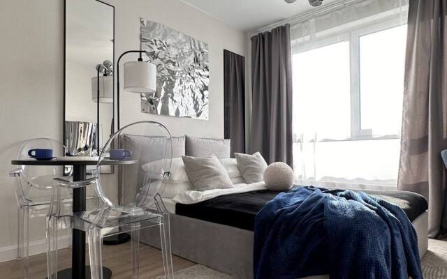 Uyutnaya studio Sea Pearl u zapovednika Losinyy Ostrov