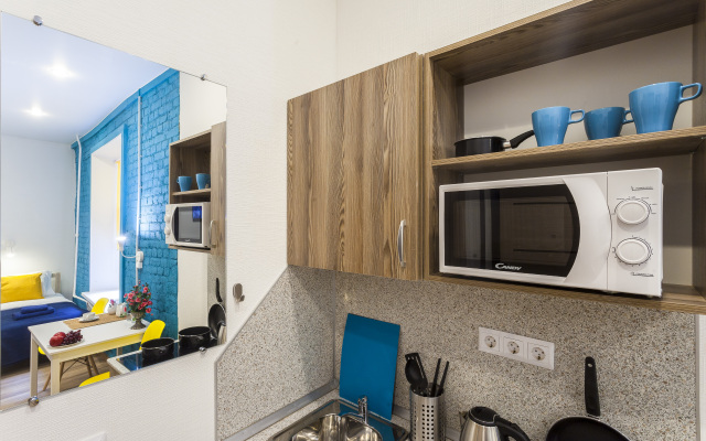 Апартаменты MyRoom у Авроры с кроватью King-size с бесконтактным заездом