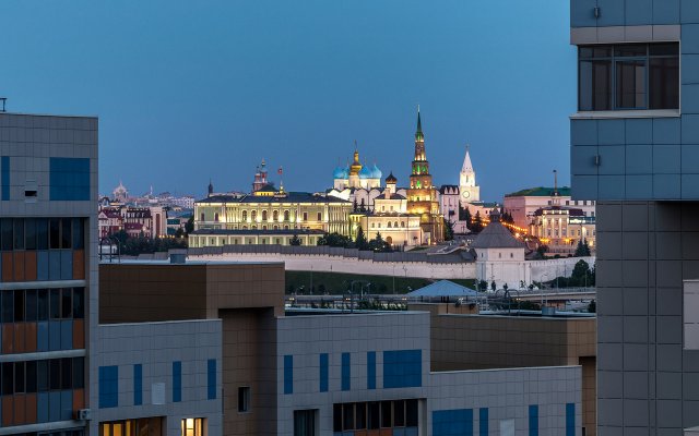 Апартаменты Уютная студия с обзорным видом на Казань