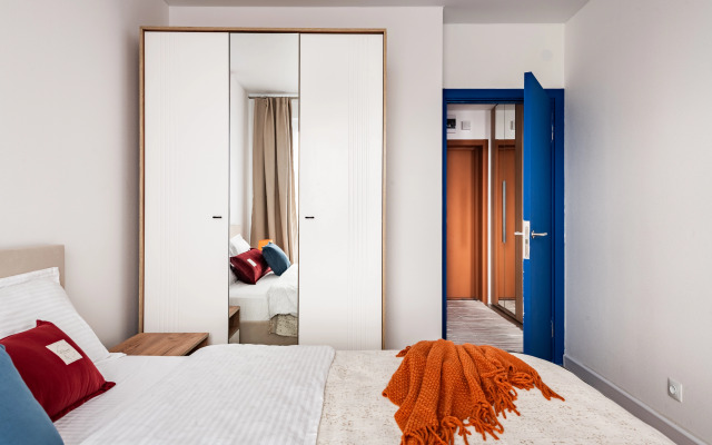 Квартира Гуашь Художника с видом на город