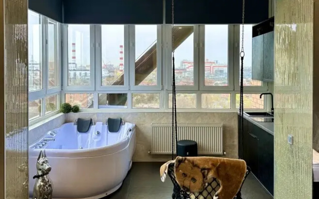 Loft Apart Energy s Dzhakuzi i Vidom na Ozero Apartments