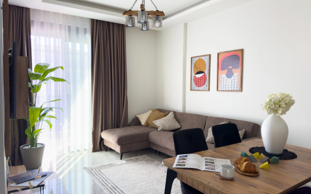 Апартаменты 1+1 Qoople Saga 26 у пляжа Клеопатра