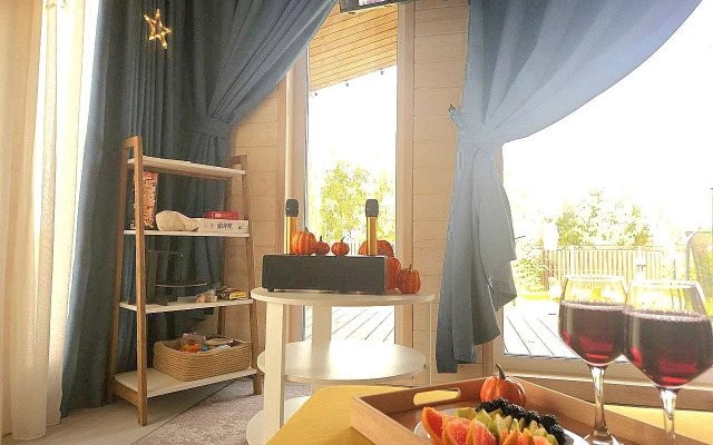 Частный дом для отдыха с гриль-мангалом, костровой и батутом