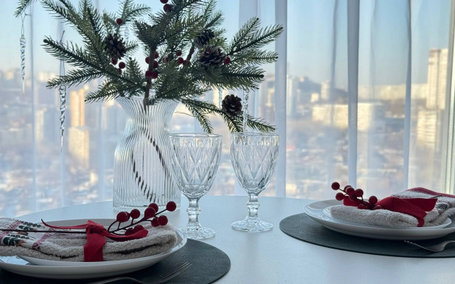 Квартира Тепло и уют с шикарным видом на Золотой Рог