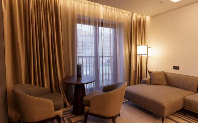 Butik apartamenty s gostinoy v Vesper Tverskaya Apartments