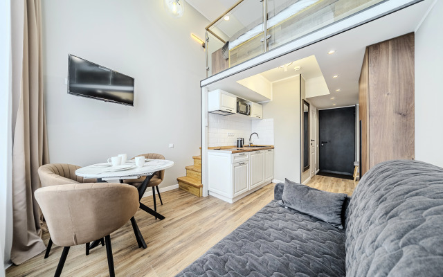 Novaya uyutnaya studiya na Prilukskoy Apartments
