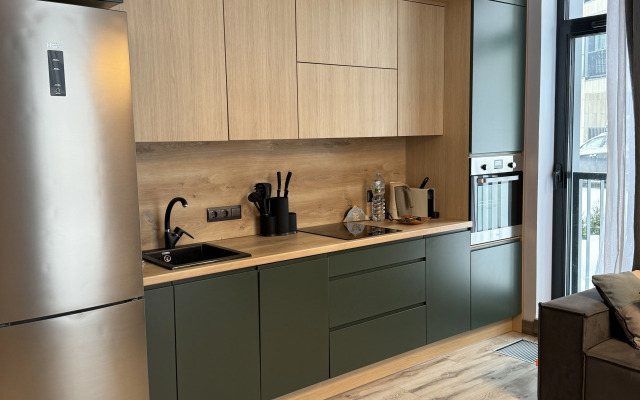 Апартаменты Охта Adventure 50м. с камином