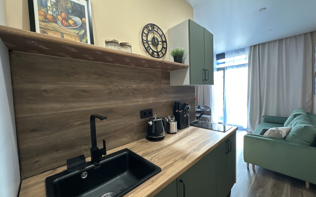 Апартаменты Уютные Современные с Балконом в ЖК Кислород (169)