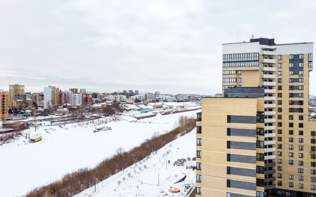 Panda Home sovremennom ZhK s krasivym vidom na reku Apartments