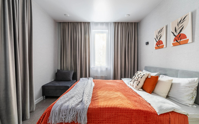 Апартаменты TatAparts оранжевая идиллия в современной студии