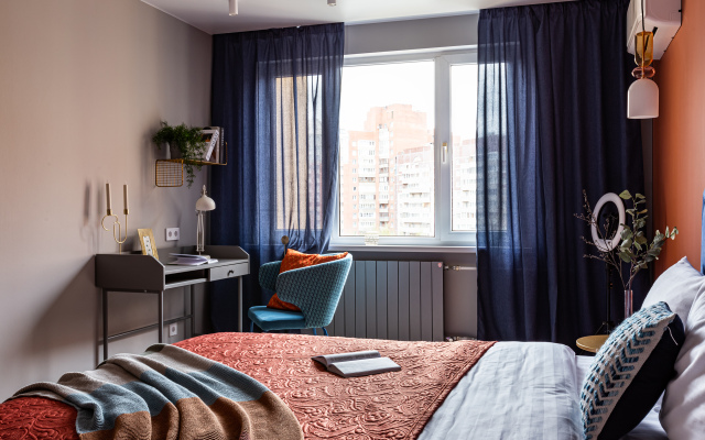 Квартира Piter Apartments двухкомнатные с кондиционером рядом с Лахтой