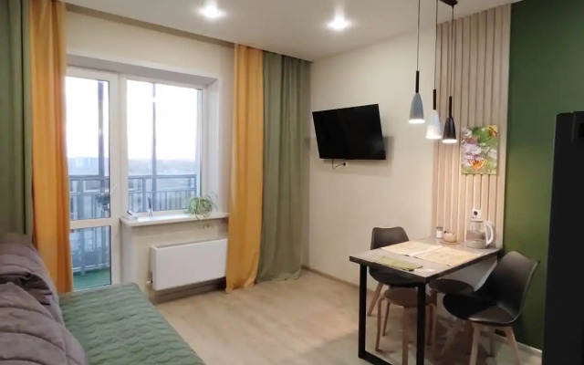 Квартира cовременная евродвушка рядом с аэропортом