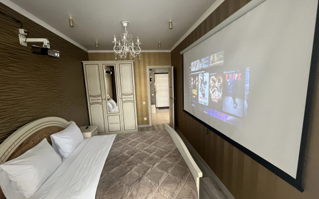 Апартаменты в ЖК Белый ангел с проектором