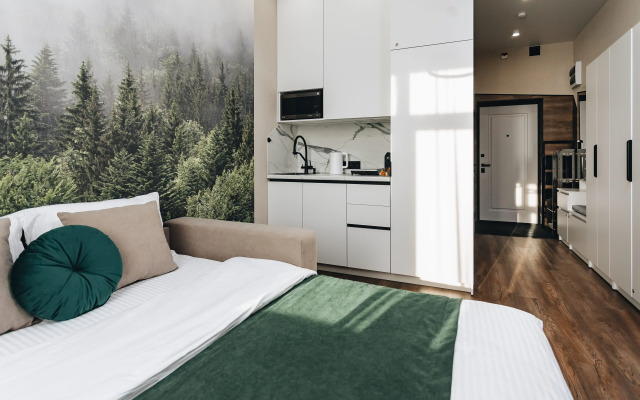 Квартира Крепкая Башня | Студия "Тайга" в Шерегеше