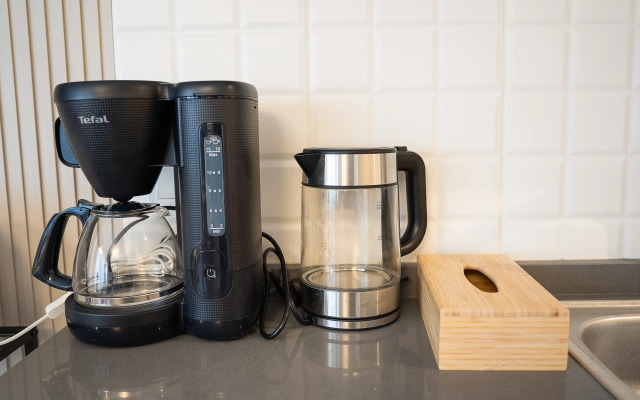 Апартаменты Стильные апартаменты с отдельной спальней у Таксим