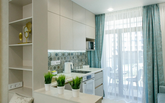 Апартаменты Студия ЖК Кислород с видом на горы