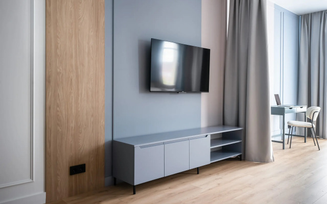 Апартаменты Pavlov Графит с видом на реку