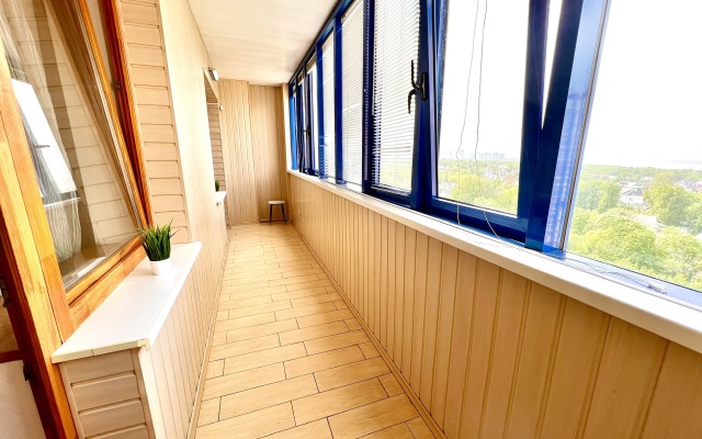 Апартаменты двухкомнатные на 11 Этаже в ЖК Современник с видом на реку Волгу