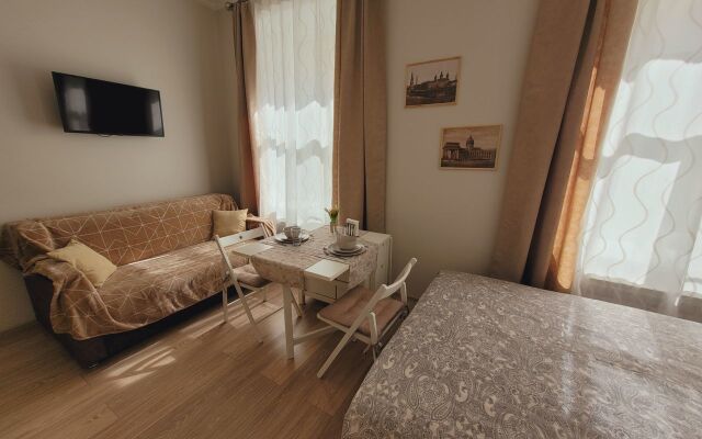 Квартира - студия в иcтoричeскoм цeнтре Санкт-Пeтеpбургa (2)