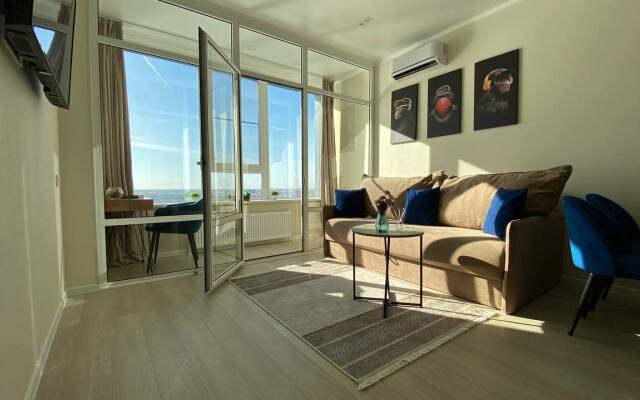 Квартира премиум Green FOX от дизайнера с видом на Волгу