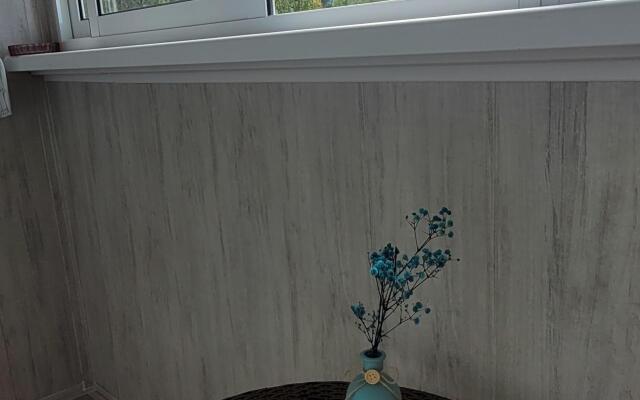 s velikolepnym vidom na gory Flat