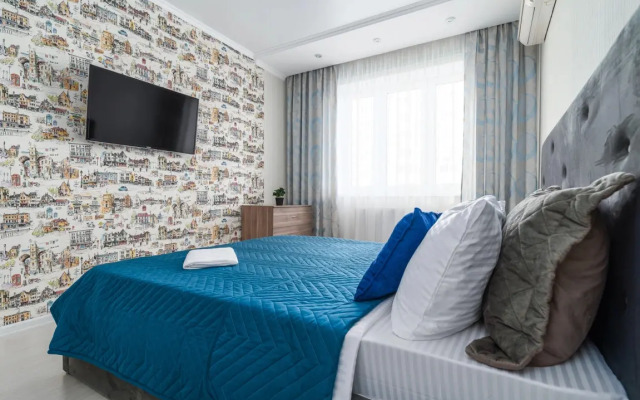 Апартаменты с Балконом Тут Живут Парк и Стадион