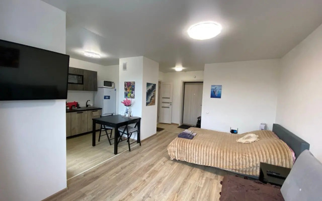 Квартира у Петровны, Студия с кофемашиной