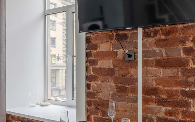 Квартира Современная Студия с Видом на Город