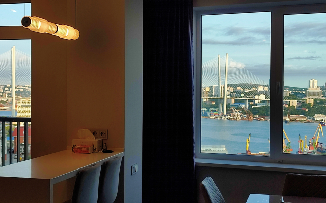 Квартира на Набережной Видовая Шикарная Новая в Центре Владивостока