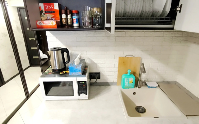 Квартира Уютная студия в двух км от центра с парковкой