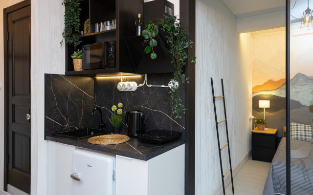 S Saunoy i Kaminom Peterburgskaya Kreml Tsentr Flat