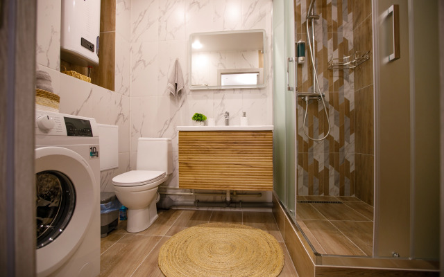 Квартира Романтичная евродвушка с панорамными окнами для незабываемого отдыха