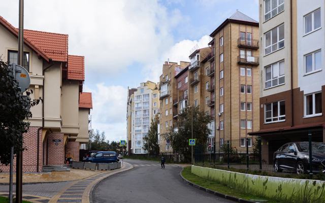 V Samom Tsentre Kurortnogo Zelenogradska Flat