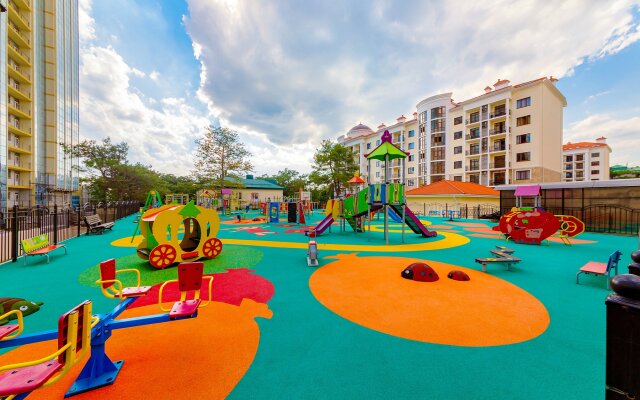 Апартаменты Люкс с большой ванной и видом на горы Sea Breeze & SPA