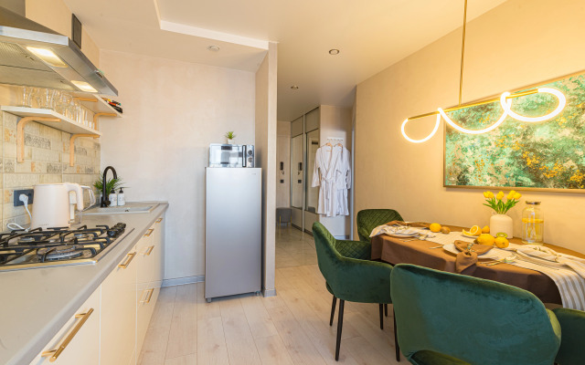 Квартира 1-к в центре на Н.Рождественского 1 от RentAp, 4 сп.места