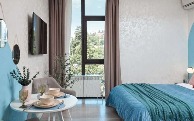 Sochi-Tsentr Studiya S Basseynom Na Kryshe. Zhk Metropol Apartments