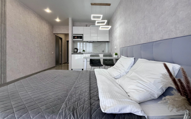 Квартира Стильная Квартира-студия с Кондиционером Возле Аэропорта