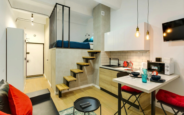 Апартаменты Двухуровневый лофт на Красносельской