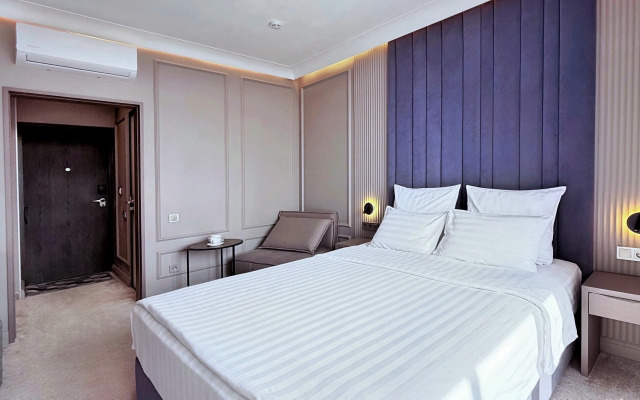 In the hotel Apartments