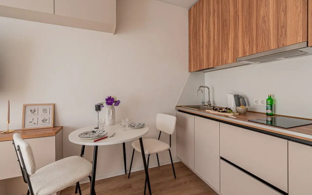 Апартаменты Светлая и уютная студия на берегу Исети