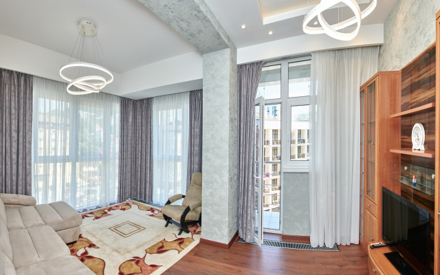 Апартаменты Двухкомнатная квартира у моря в ЖК Посейдон