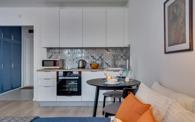 Апартаменты GOSTIO студия в ЖК Дмитровский Парк метро Яхромская