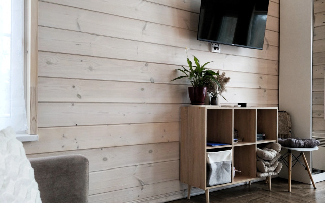 Частный дом Чёрный домик у озера Отрадное