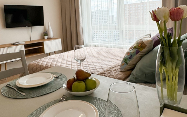 Квартира Уютная студия 5 минут метро Потапово