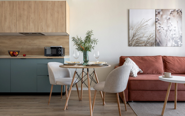 Квартира Персиковая Евродвушка