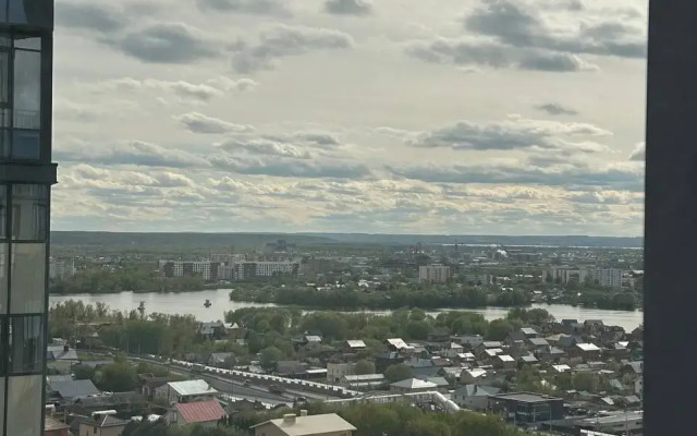 Premium 2-kom. s shikarnym vidom na ozero Flat