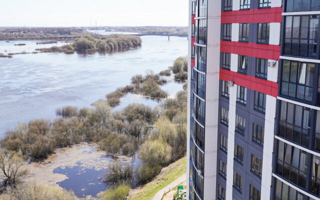 S Vidom na Reku Volhov Apartments
