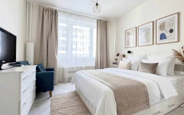 Квартира Комфортная евро 2к УютСьют ЖК Парк легенд у м Автозаводская и ЗИЛ Бесплатная парковка